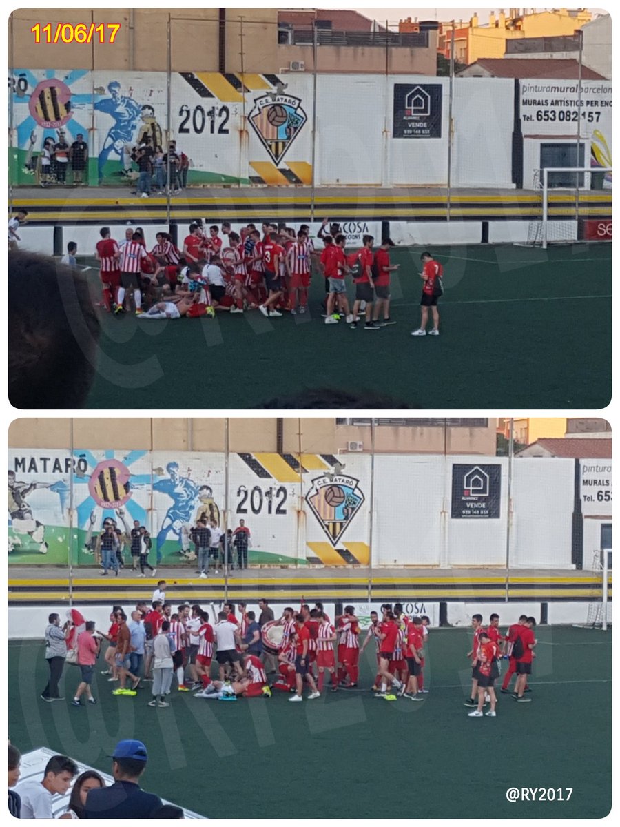 CEMATARO's tweet photo. Felicitar a la familia @UEValls por el ascenso #1cat 👏👏🔝!!! #mataro  #futbolcat #valls #promo1CAT https://t.co/lX63KeJVpp