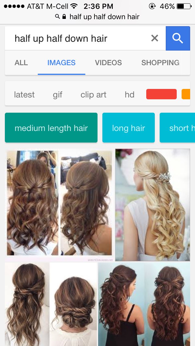 urchicahanna's tweet photo. My mom was told to give me a half up half down hairstyle. She didnt know what that meant so she did this.. https://t.co/4WmaJxVqcl