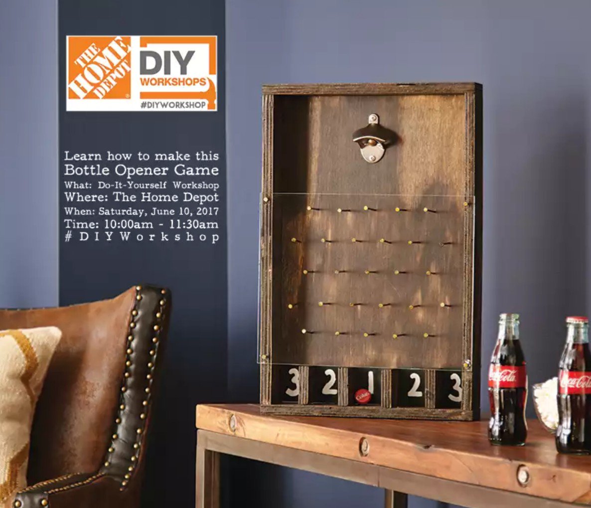 CSScott614's tweet photo. A HUGE shout out to Chuck!  Awesome job preparing for our Father's Day DIY Workshop at HD0808. @williemgriffjr @rfriedlieb @KelliTawney https://t.co/90gdHQHYPM