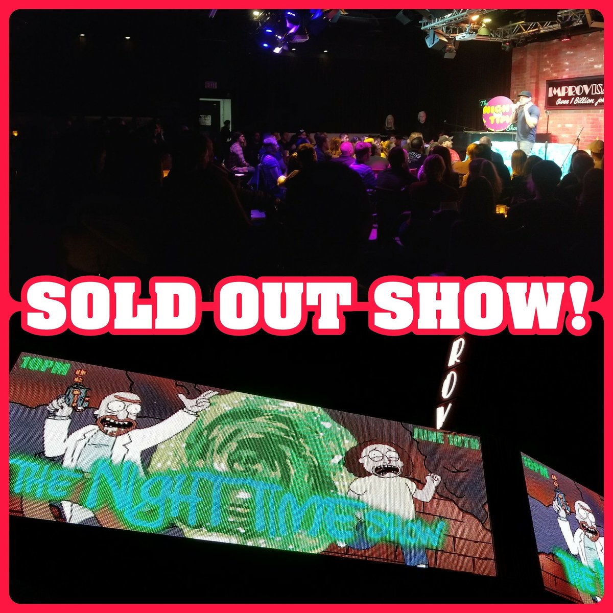 StephenGlickman's tweet photo. Huge ❤ to @FireballWhisky @funnymatt @glazerboohoohoo @MIKEBLACKATTACK @ComedianJHadley @marcmealie @BoldfaceGear @krispykreme SOLD OUT SHOW https://t.co/kjrIhxuYDc