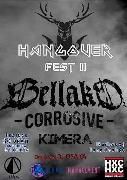 DermaiM's tweet photo. Nuestros chicos de #Corrosive estarán en el próximo #hangovermetalfest junto a los bestias de @bellako_hc #FelizDomingo #hardcore #hxhc https://t.co/3PWpCNgovT