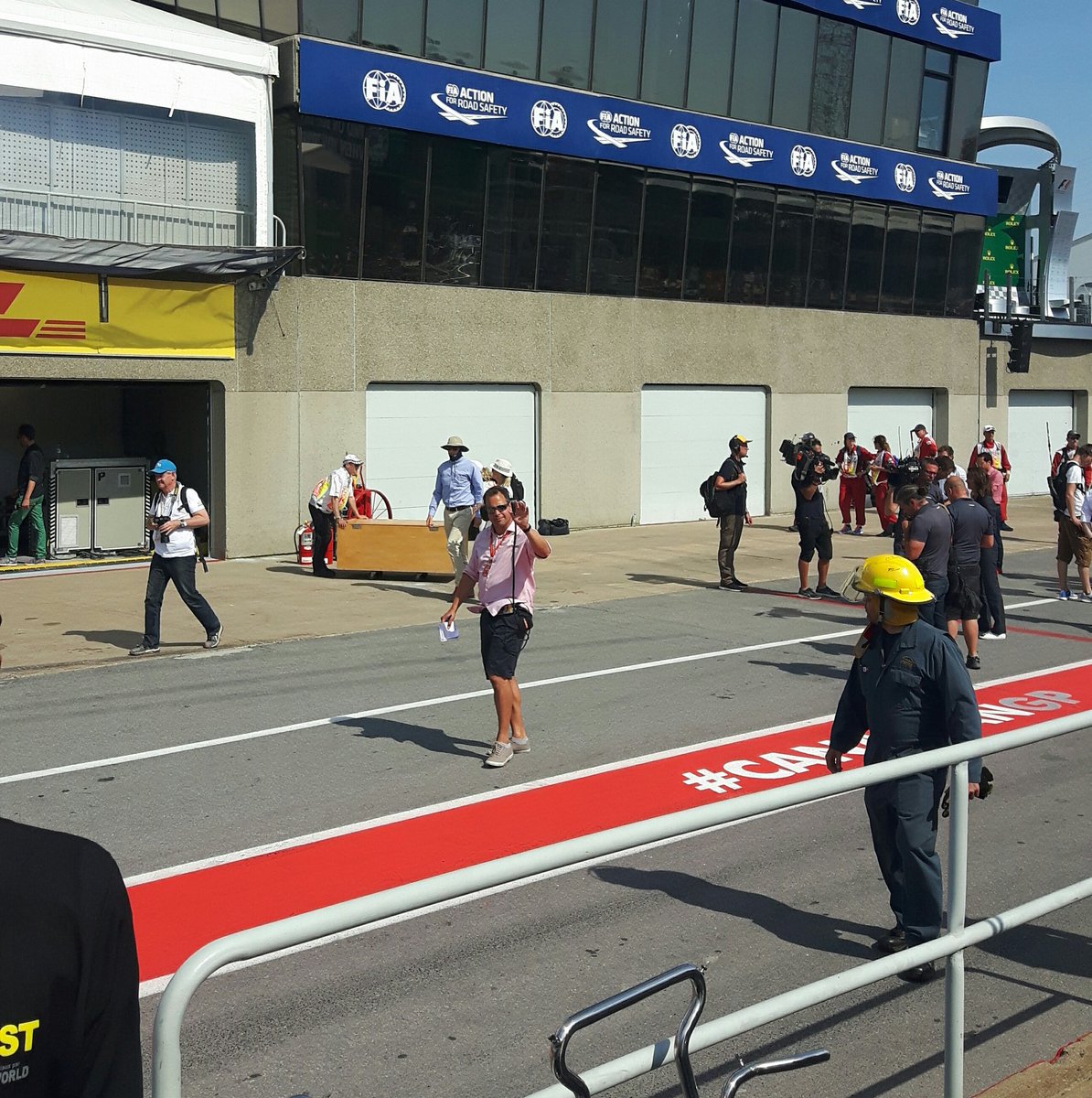 Everyone wants to see <a href="/LewisHamilton/">Lewis Hamilton</a>. We only want to see <a href="/tedkravitz/">Ted Kravitz</a>. #f1 #grandprix #gpmtl