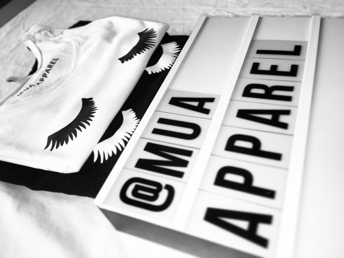 MUAapparel's tweet photo. Shop Tee's + Tanks • Designed in Cheshire • Organic Cotton • Makeup + Lashes Inspired ❤️ #welovecheshire #chesterbusiness #muaapparel #love https://t.co/IHyBz3hVtO
