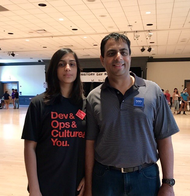 OttoCounseling's tweet photo. We have arrived!  Go Sidhya!! @ottobobcats #NHD2017 https://t.co/ZJUvCnoHSn
