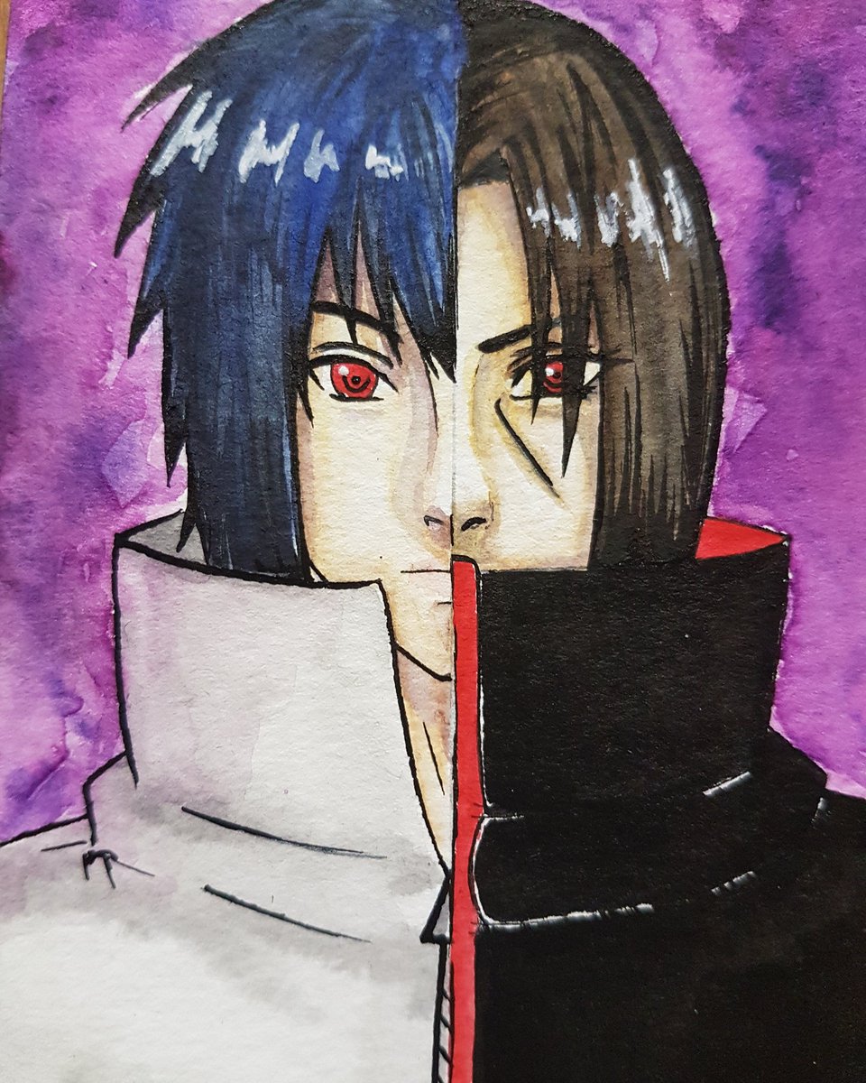 Chitvan Rohilla on Twitter Sasuke and Itachi after his death    I  also cried while making this one     Starting to get hang of  pencils   