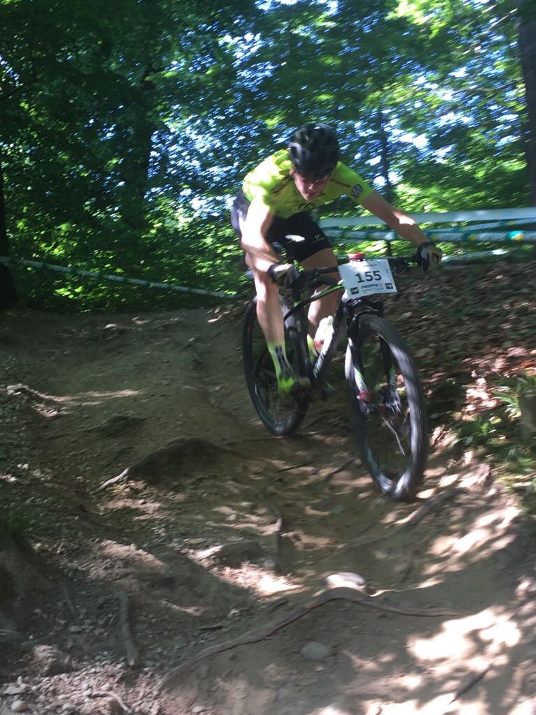 GREENHOPEMTB's tweet photo. Our young guns in action ;) #Gränichen2017 #Merida #AFToscano #AnderGroup #Cornèrcard #SACAC #sportagainstcancer https://t.co/ShzVfPKN2j