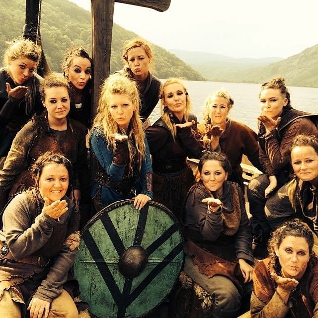 vikingseries's tweet photo. Our girls! 😘
#queenlagertha #queen #lagertha #love #lothbrok #Viking #vikings #valhalla #historychannel #historyv… https://t.co/nBHKHQlC0z https://t.co/GExmRmEIML