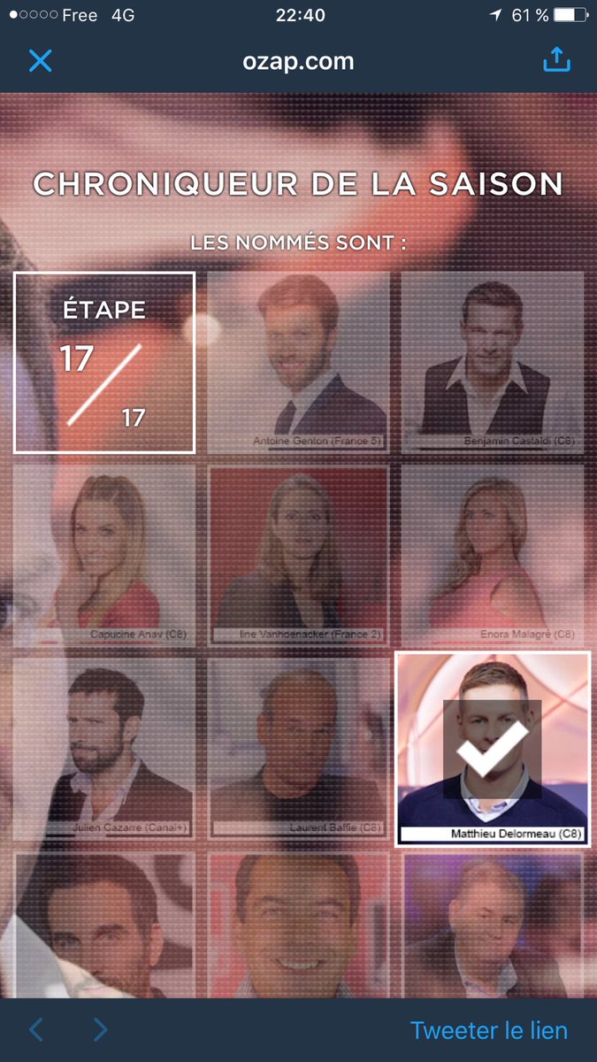 cecelore's tweet photo. Cment voter autrement ? 😂 💋à toute l'équipe de #TPMP devant et derrière caméras merci de nous détendre ts les soirs 😘PS:😭#MatthieuReviens 💔😭 https://t.co/xFUnSrb93e