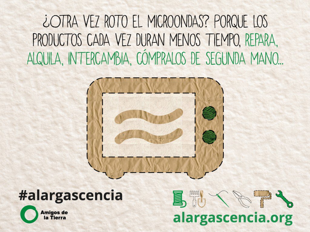 JoanAntoniMele's tweet photo. Luchar contra la #Obsolescencia programada en 3 pasos, en #SomosTriodos @TriodosES - con @AmigosTierraEsp ➜ https://t.co/G2PhQLPw9u https://t.co/HYHAKJs89Y