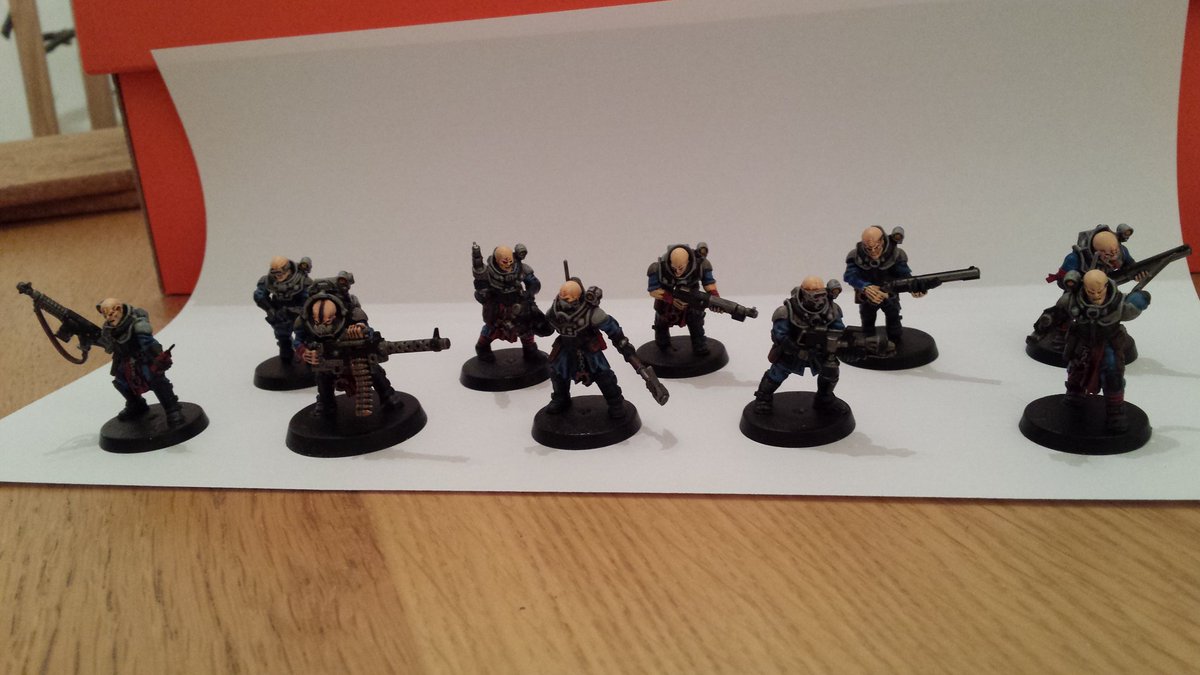 Cornishyeoman's tweet photo. Finally finished my Armageddon kill team! https://t.co/T2MXV19Czu