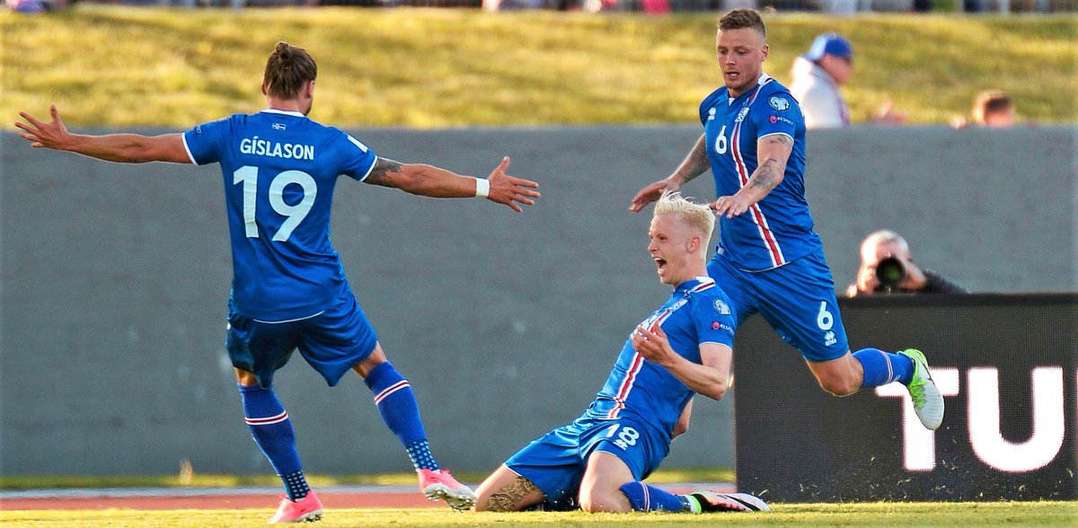 FIFAWorldCup's tweet photo. 📸🇮🇸
They. Never. Give. Up. 
🙌 https://t.co/egOjVZOO24