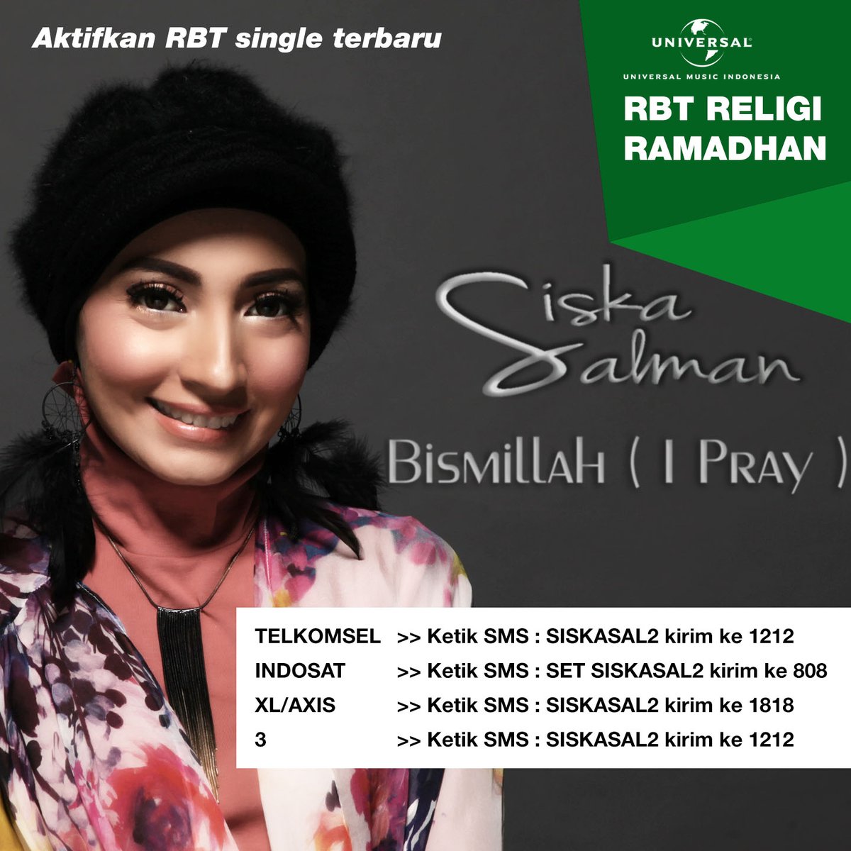 SwaramudaBDG's tweet photo. #Ramadhan Np:@Siska_Salman #BismillahIPray Prod:@Universal_Indo Cc @jalankarmel114 @SMAPGRI90 @SAPIYANTI @SbbKec https://t.co/zc6DKAsrsx