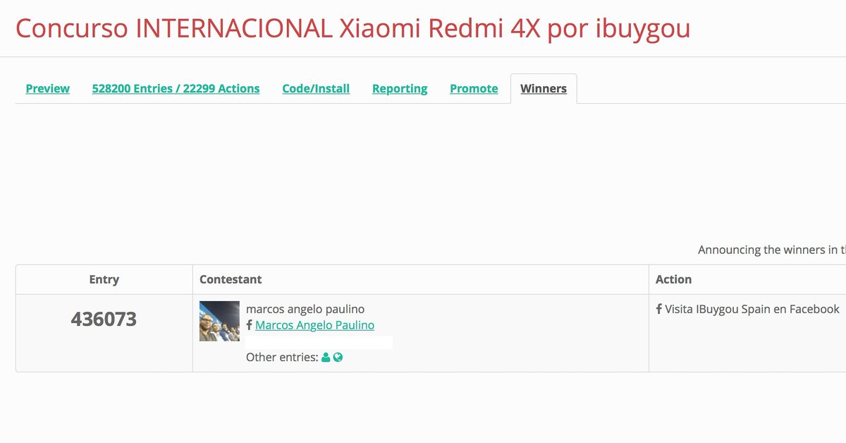 2Megapixels_'s tweet photo. El ganador del concurso es Marcos Angelo Paulino !! Disfruta de tu Redmi4x Marcos! Muchas gracias al resto por participar!

#Ibuygou https://t.co/vbcHgU7NQa