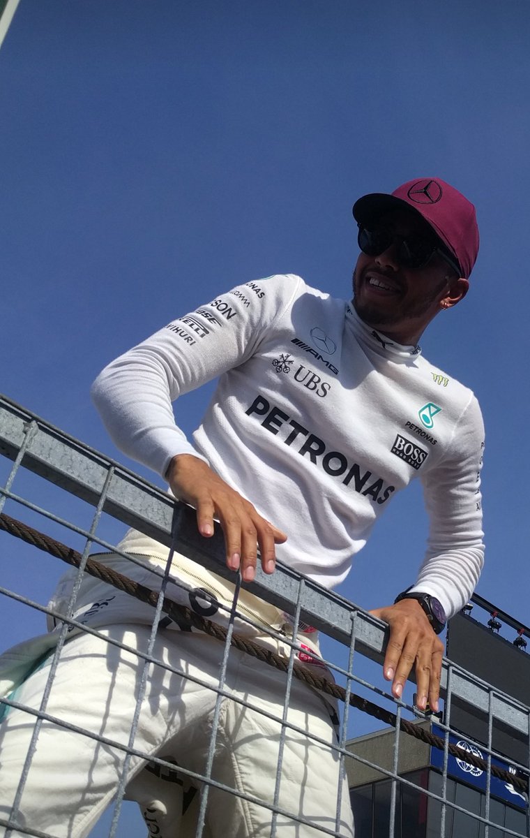 For sure <a href="/LewisHamilton/">Lewis Hamilton</a> came and said hi to yours truly!