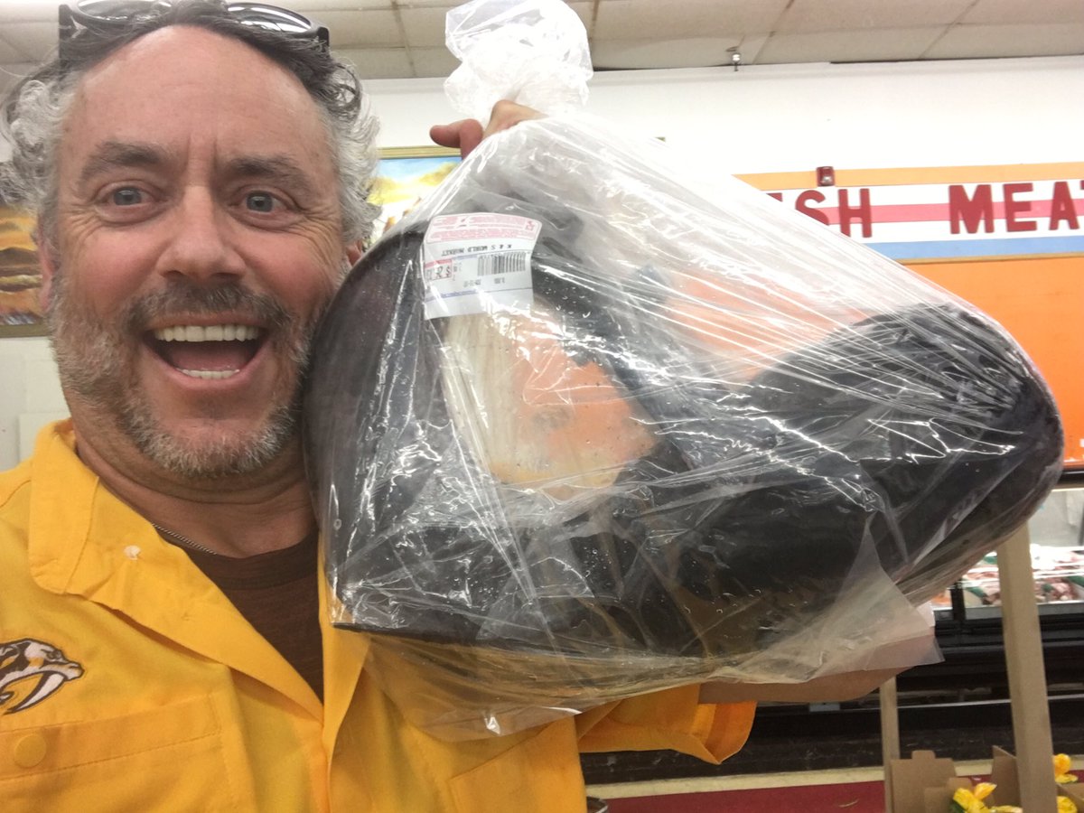 WBrettWilson's tweet image. Found a catfish on a busy #Smashville Sunday. 

#WhatToDoNow? @PredsNHL ??