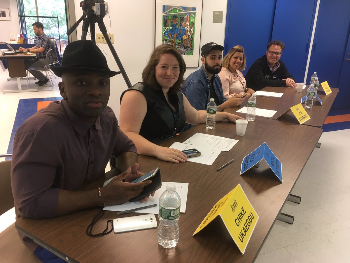Kyle_edtech's tweet image. @EdTechBec repping @EducateLLC as a judge for #swedunyc! Ready to give feedback to the teams for their ideas. Presentations starting soon!