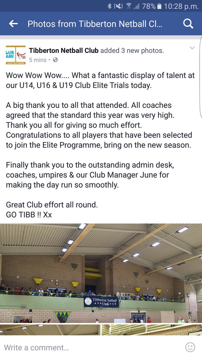 TibNetball's tweet photo. Well done to all involved! https://t.co/oD3zKJcfn1