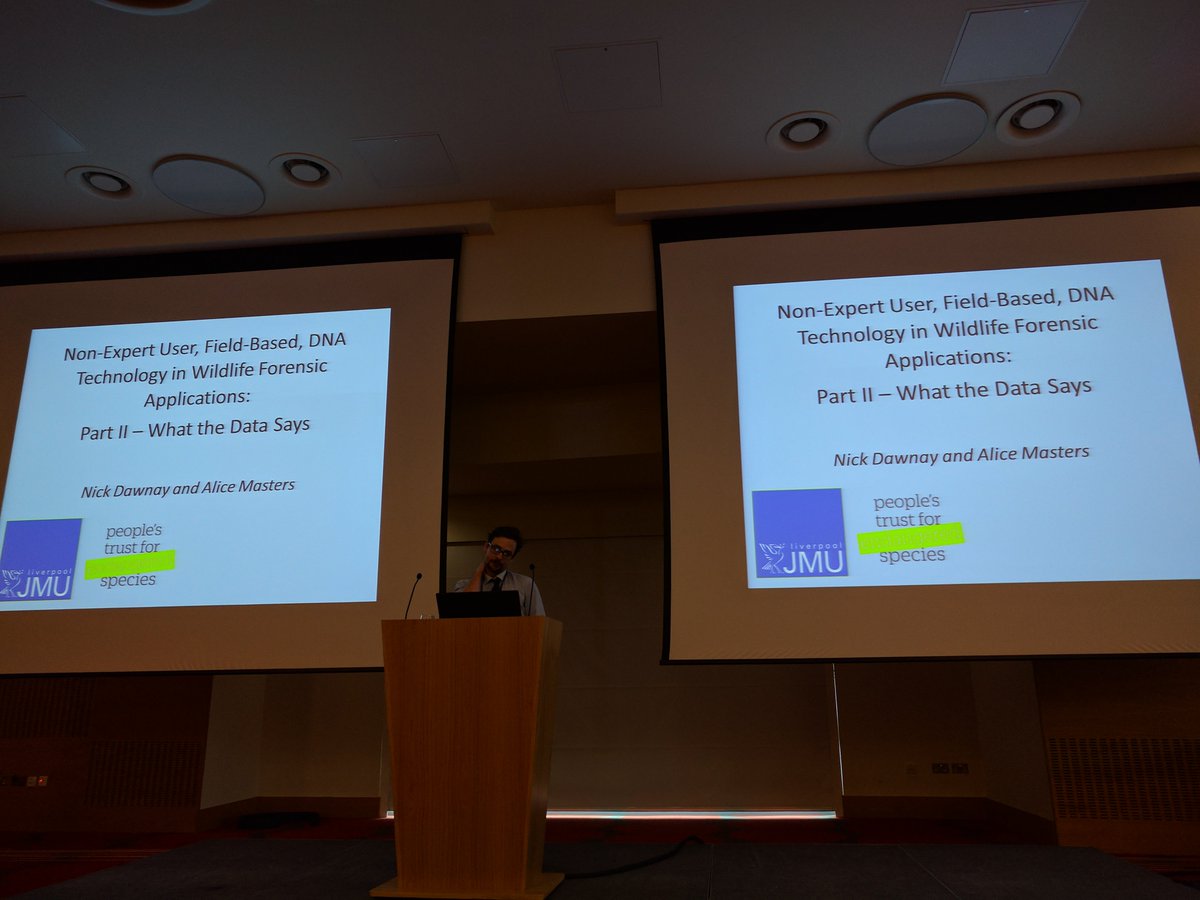 SWFS3's tweet image. Nick Dawnay asks #wildlifeforensics community for input regarding new #fieldtesting techniques &amp;amp; kit to counter #wildlifecrime #SWFS2017