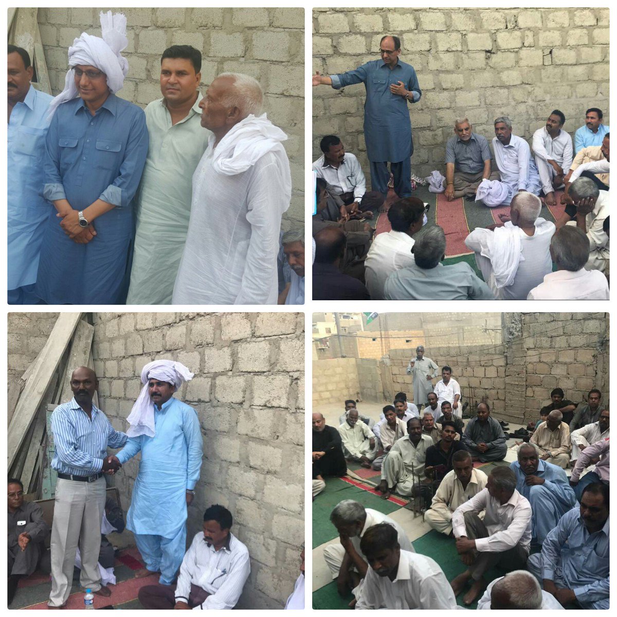RomaMMatto's tweet photo. Ps 114 E-campaign 
Meeting with Christian community  at Kashmir colony Attended  by Candidate senator Saeed Ghani, Mushtaq Matto &amp; others. https://t.co/L4PJTedOxU