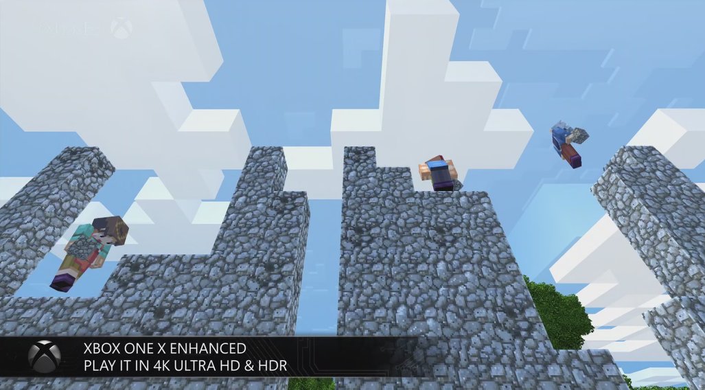 JVCom's tweet photo. Et donc, un gros pack graphique pour Minecraft : Super Super Graphics Pack, sortie cet automne #E3JVCom #XboxE3 #E32017 https://t.co/UuRGFkyylR