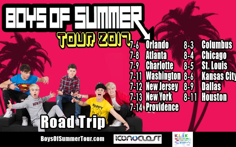 Boys Of Summer Tour on Twitter British Boy Band RoadTripTV