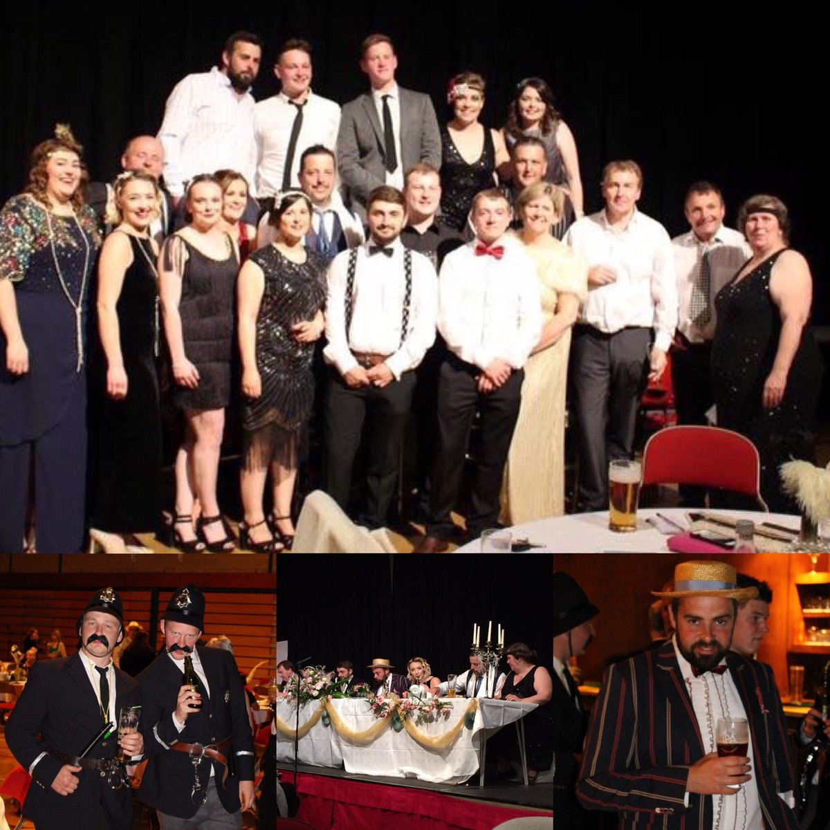 llanfairyfc's tweet photo. A fantastic event last night holding our Murder Mystery evening in memory of Gill Wood and raising money for @LingenDavies https://t.co/ORzgNCJatK