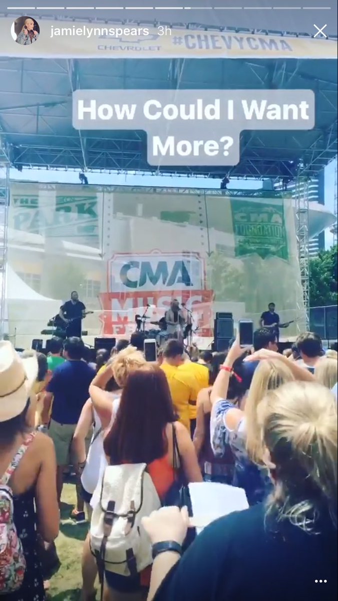 jackoyall's tweet photo. Wish I could have been there🤗 @CountryMusic @jamielynnspears #HowCouldIWantMore One of my favorite songs😃🙌 #CMAfest https://t.co/xSHnYDVtSR
