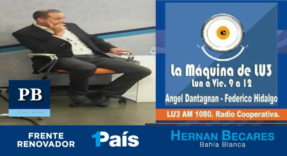 BecaresPrensa's tweet photo. ✔ Lunes 9.30hs @HGBecares en @LaMaquinaLU3. IMPERDIBLE! .@SergioMassa .@MalenaMassa .@SebasGalmarini .@MicaFerrarom  .@Raul__Perez https://t.co/rMKKwsL4eG