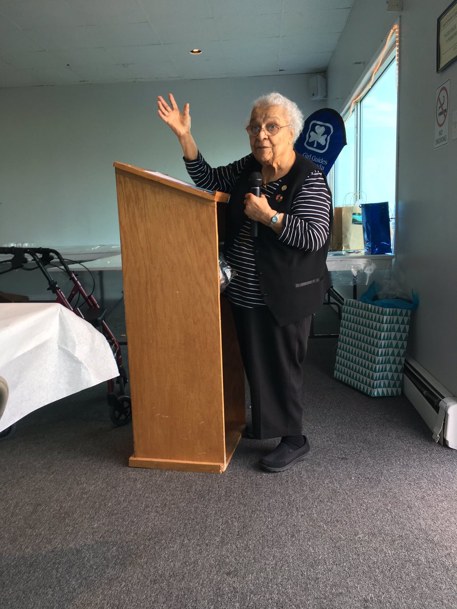 Inspirational talk by Wanda Robson at the Ceilidh Area Guider Appreciation #ggcns