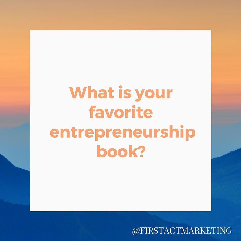 FirstActMarket's tweet photo. ⬇️COMMENT BELOW⬇️
Favorite entrepreneurship BOOK!

#sales #social #socialmedia #socialmediatips #socialmediacoach … https://t.co/GRux1kSeTk https://t.co/UjrdlLcK7m