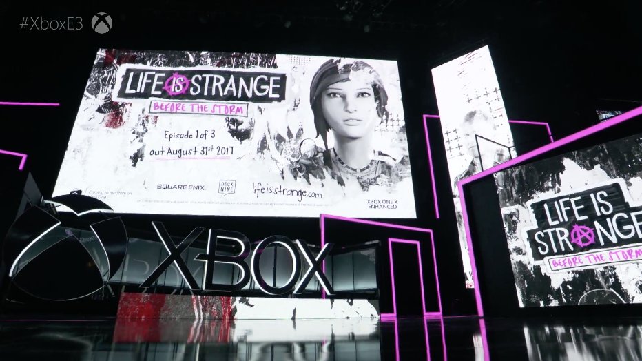shinobi602's tweet image. Life is Strange: Before the Storm announced; Episode 1 on August 31 #XboxE3