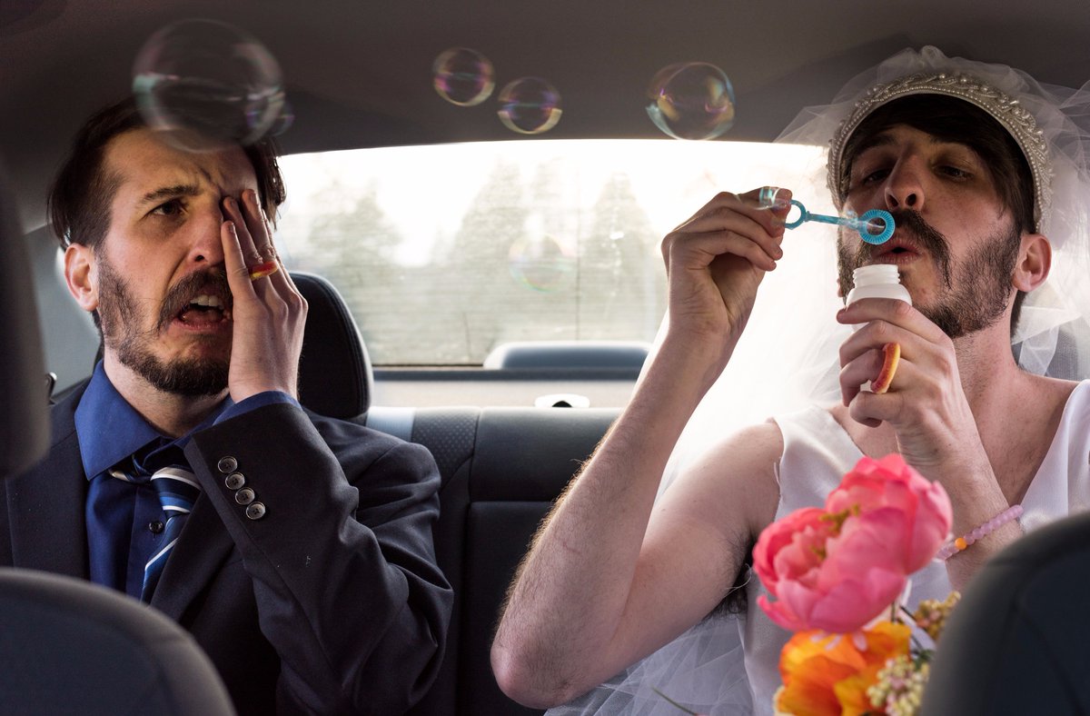 I recently married myself because what else am I going to do with <a href="/Photoshop/">Adobe Photoshop</a>?😂 Never knew it could be so chilly in a dress #photography #art