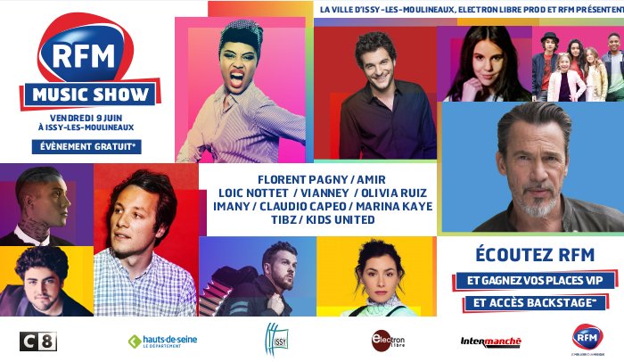 MediawanFr's tweet photo. J-2 avant la diffusion #inédite du #RFMMusicShow 2017 en #prime sur @C8TV !

(Un évènement musical @Electron_Prod /@RFMFrance / @RFMPresse) https://t.co/uwWnsKLGSx