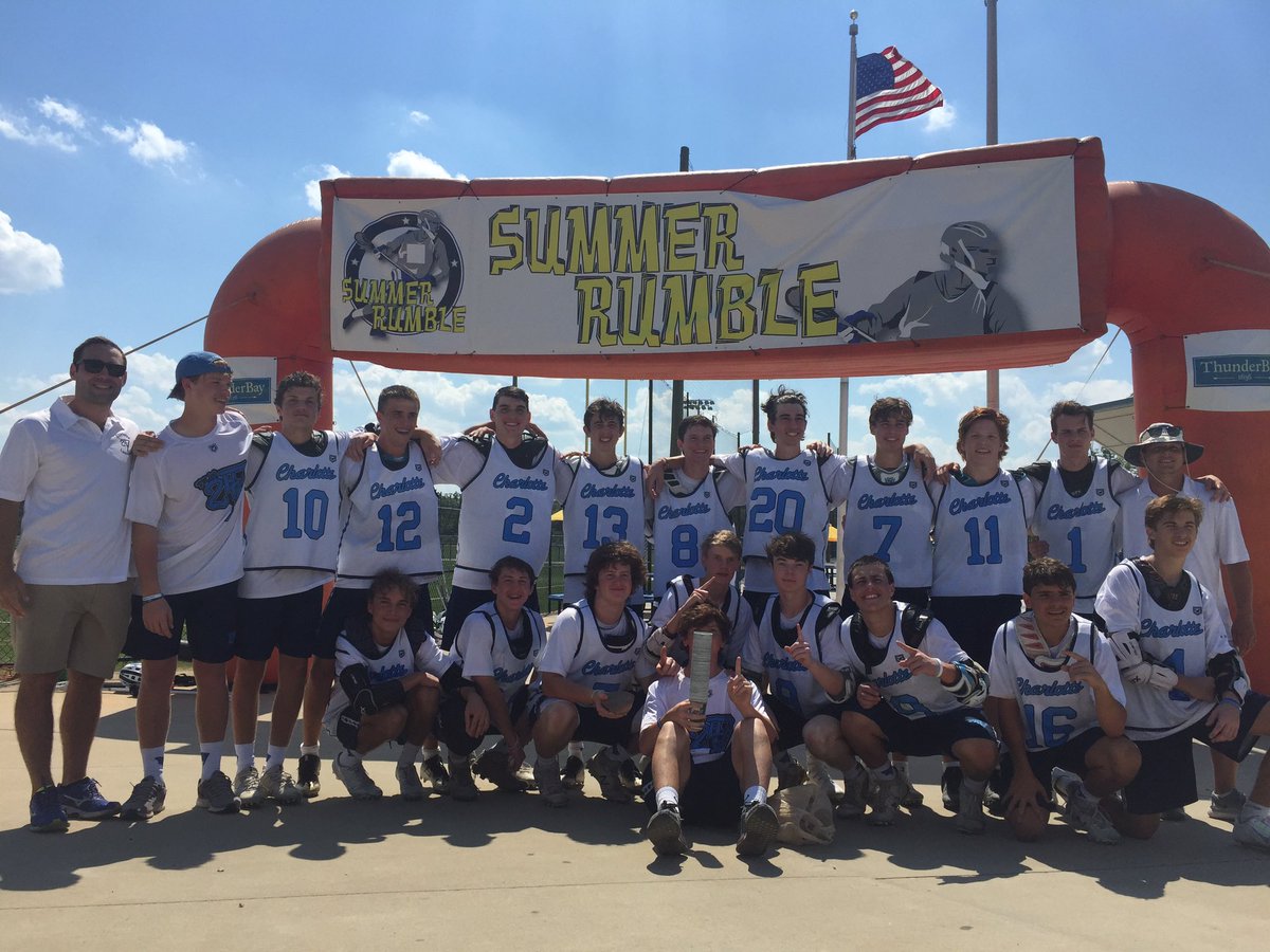 RumbleLax's tweet photo. The 2020 championship title goes to @Team24_7Lax! The boys from Charlotte take it home! #Ready2Rumble https://t.co/NZMEFMQ3BK