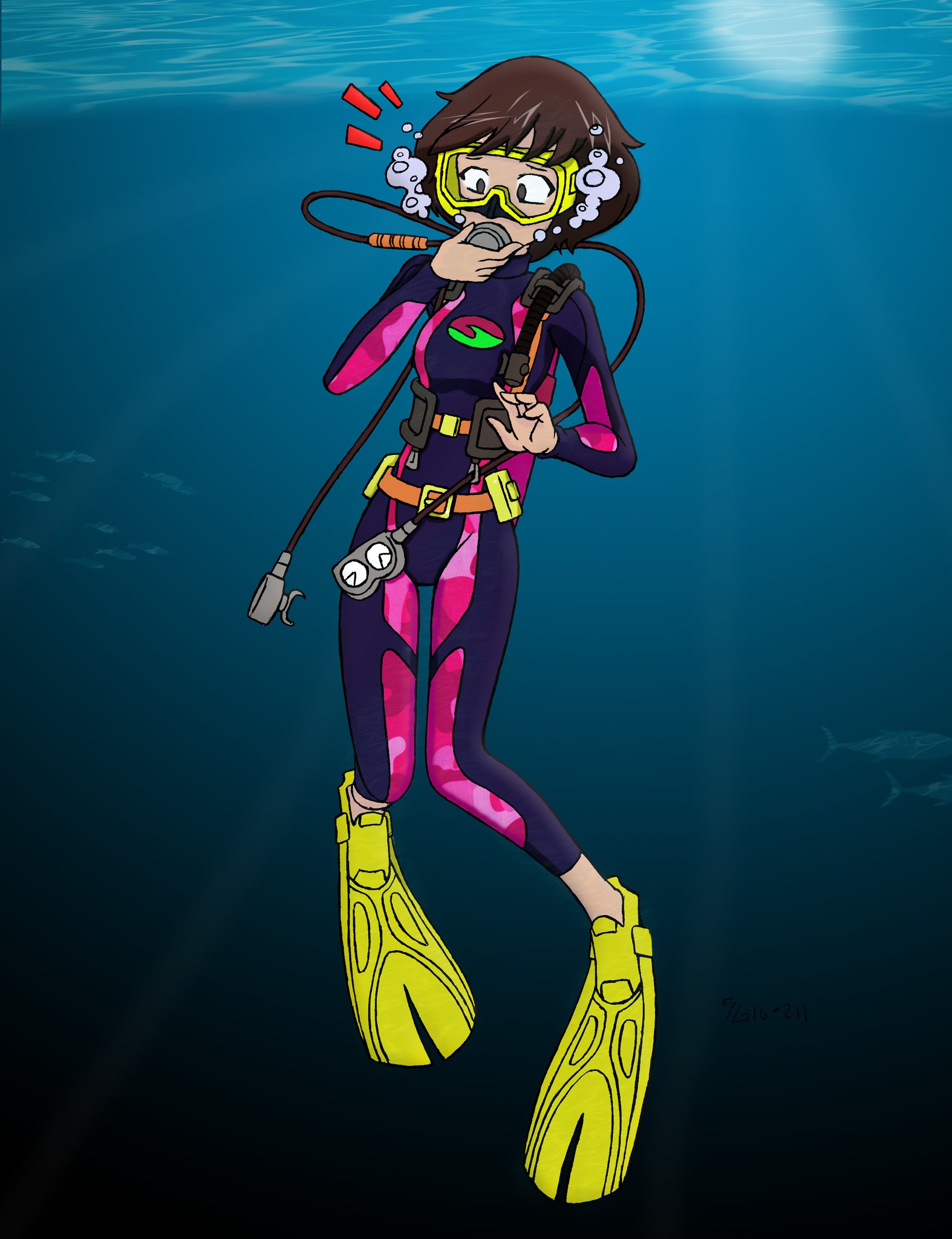 Twitter 上的 美海活動部 Tukiyofree 質問 スキューバダイビング または ウェットスーツのイラストは お好きですか T Co Pcqedtkvto Twitter