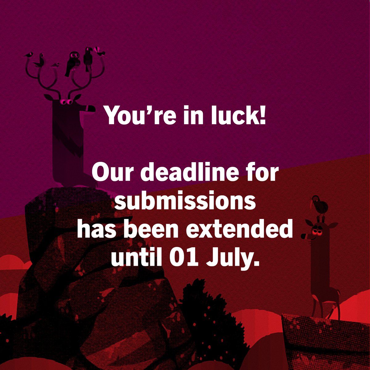 FILMMAKERS: You're in luck. Deadline to enter NZ's leading international short film festival extended to 1 July. 🎥🎬
showmeshorts.co.nz/2017-deadline-…