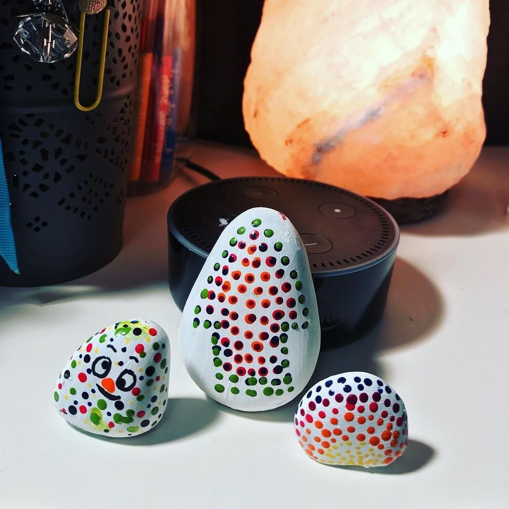 InsideKimsWorld's tweet photo. These guys rock! #droptherocks #paintedrocks #john8 https://t.co/04eMZ6nQWW https://t.co/saRGcRxpbo