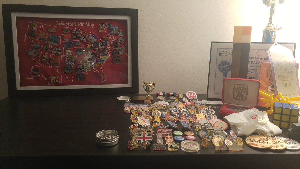 DamianPilot382's tweet photo. Hey @SkillsUSA, what do you think of my pin collection? https://t.co/jOa0lWkbtQ