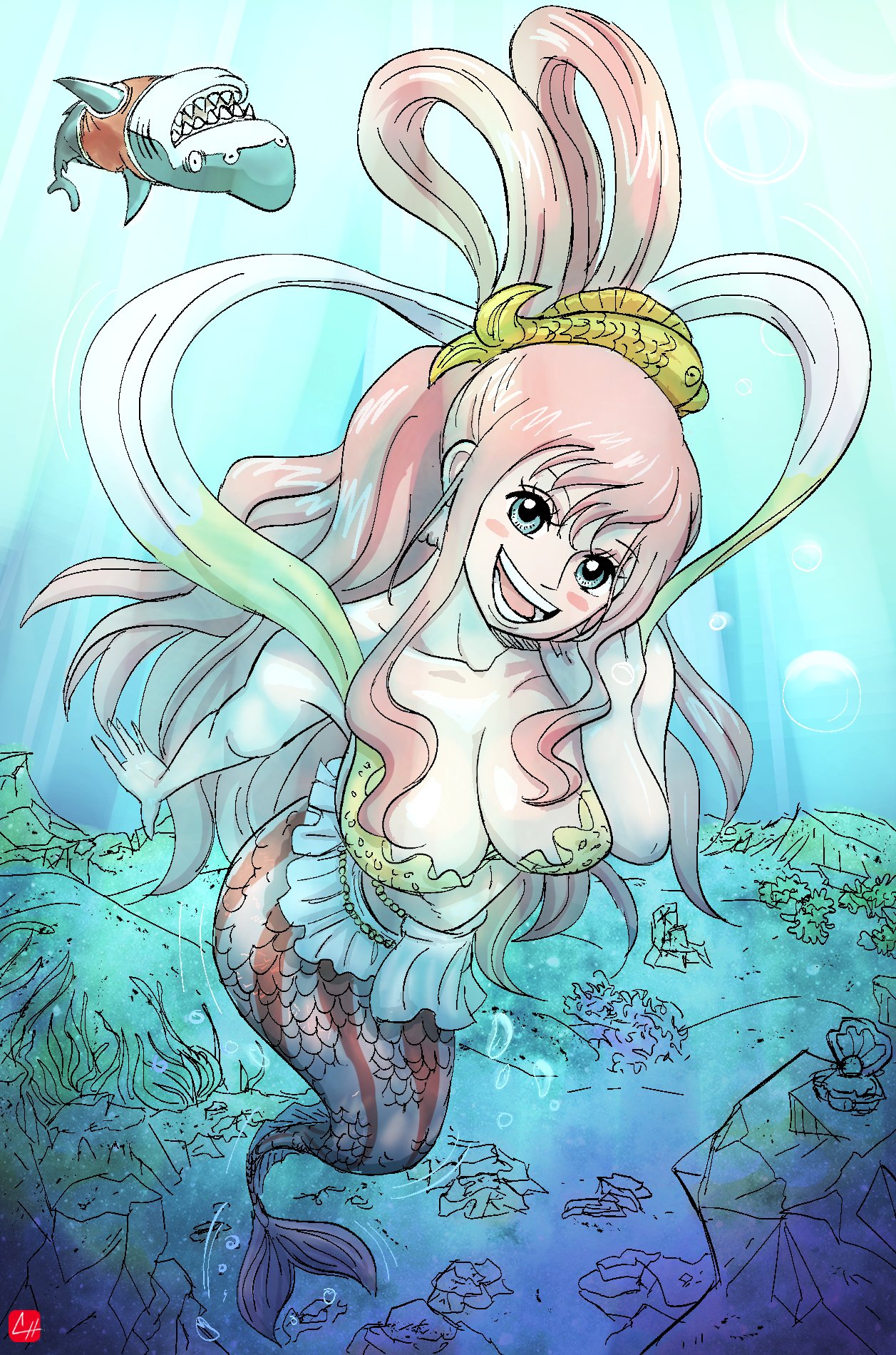 Chris Hernandez One Piece Princess Shirahoshi Art Sketch Illustration 落書き Rkgk Digitalart ワンピース Onepiece しらほし姫 しらほし Princessshirahoshi T Co F7x3gsfyje Twitter