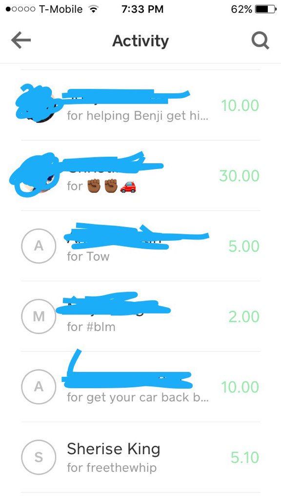 Benji03_'s tweet photo. So my car got towed and to get it back was $215..but #BlackUSFGroupMe said they got me &amp; sent $145!😭😭🙌🏾🙌🏾 #ilovethem https://t.co/uPPp4bPUhV