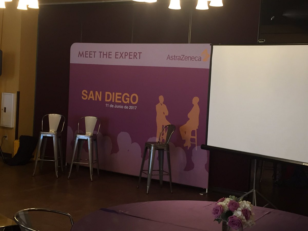 somos3ways's tweet image. Todo listo en #Sedpoint #SanDiego para #MeettheExpert @SEDiabetes @AstraZenecaES  si estás en #ADA2017 no te lo puedes perder!