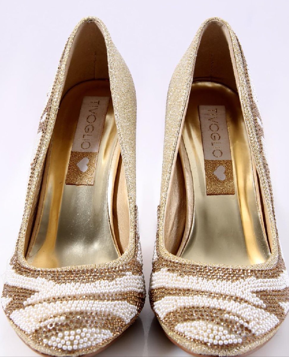 Stilettos Gold White Piedras +glamour <a href="/TivoglioBene/">Tivoglio Bene</a>