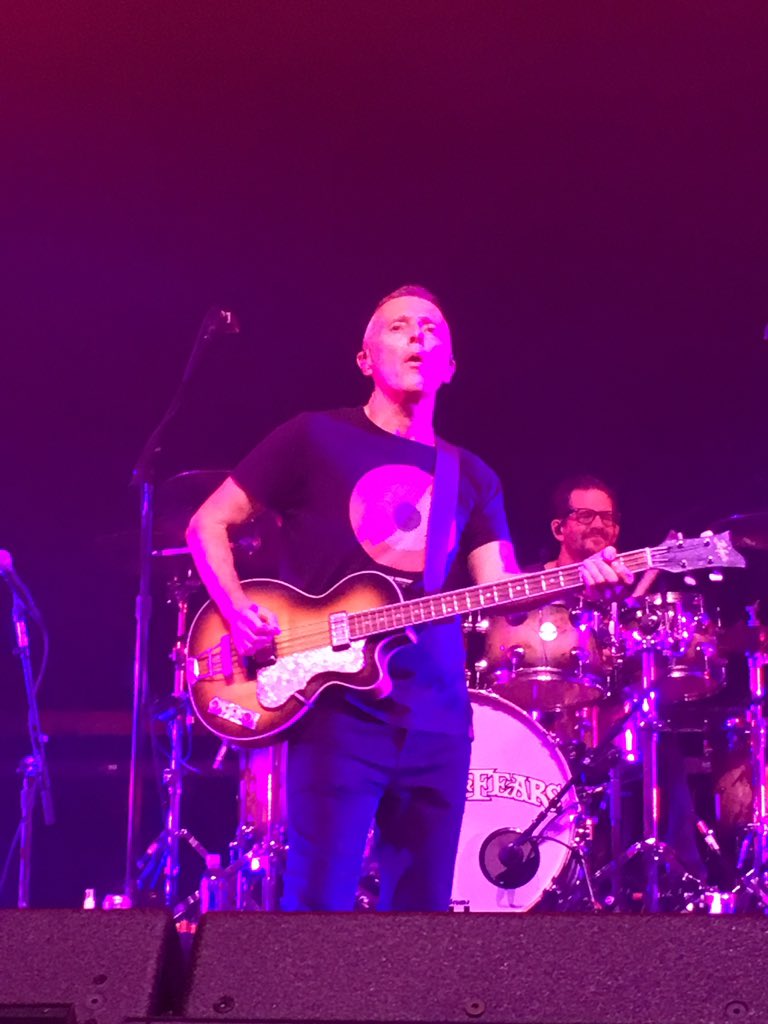LesMPoole's tweet photo. @curtsmith @rolandtff What an amazing show! Loved bringing my son @SeanGPoole Thanks from the fan in red! https://t.co/hLkcVa1b2r
