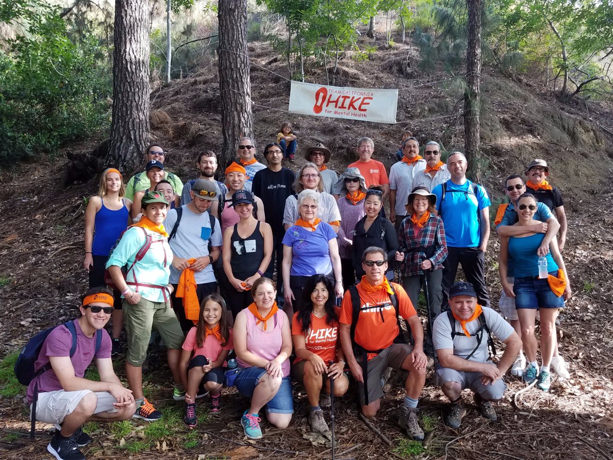 Thanks to Laura and Thrive LA meet-up group for a great #hikefmh by Team California!  hikeformentalhealth.org/team-californi…