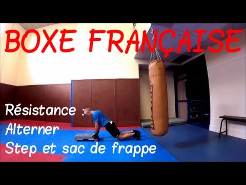 SavateCentral's tweet photo. #savate Savate / step et sac de frappe / exercice n°4 (cardio et résistance) - https://t.co/IEjQ3TPrW0 #RT #Retweet https://t.co/FBNASnewUN