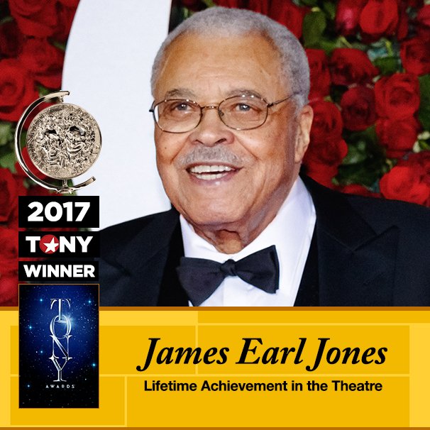 broadwaycom's tweet photo. Congratulations, @jamesearljones! So deserved! https://t.co/kHrYvxRO4K https://t.co/FyIfmhzmdI