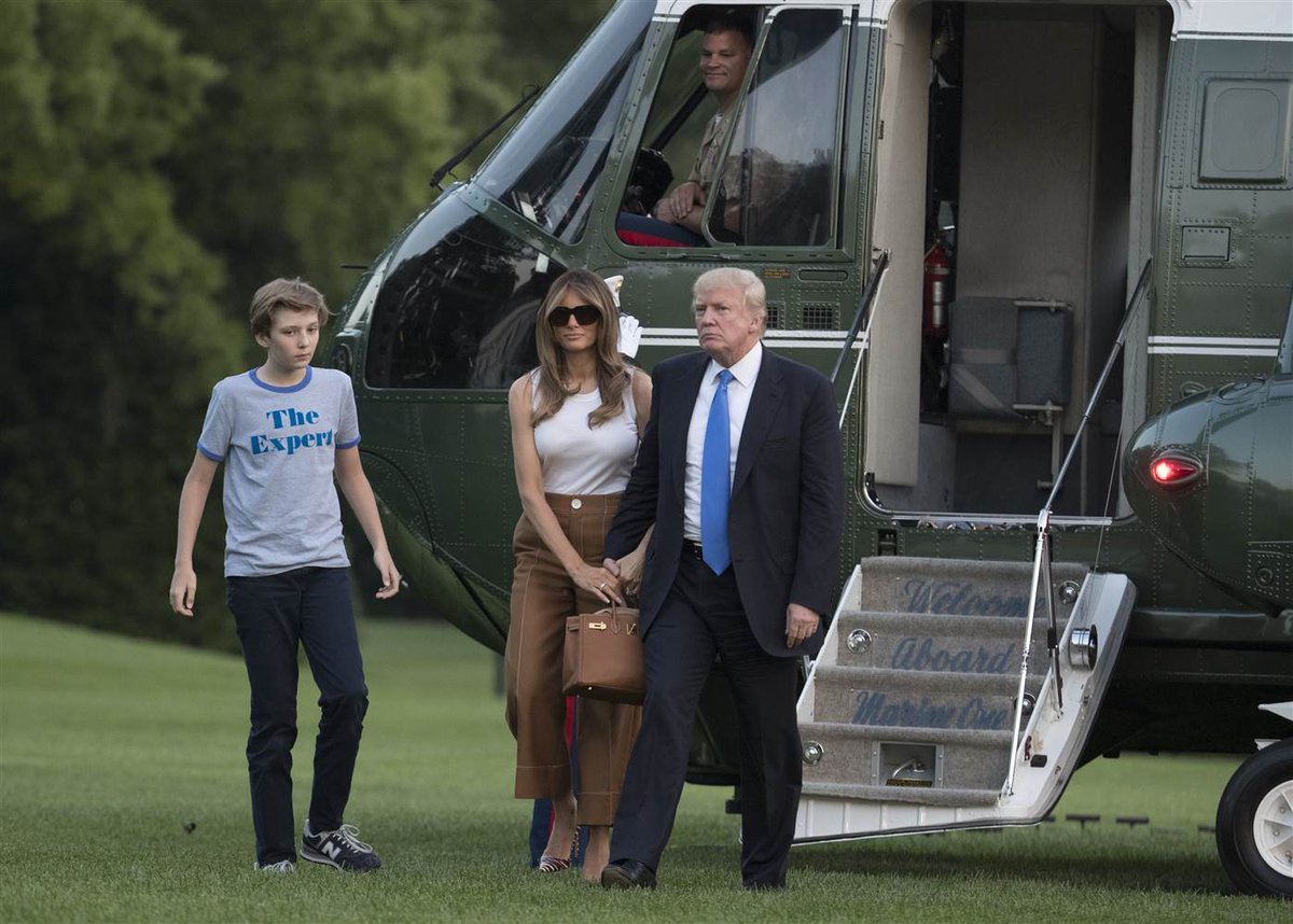Barron Trump, 11, becomes first boy to live in the White House since 3-year-old John F. Kennedy Jr. in 1963 nbcnews.to/2s17WVz