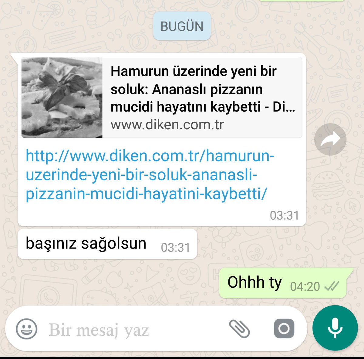 dipizzabahceli's tweet photo. Yarin ananasli yari fiyatina :( https://t.co/kjtutdlEGw
