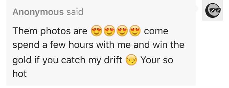 IAmKieferCook's tweet photo. @EmmaleighKelly "Win the gold" - this had me in tears omg. Wouldn't dream of using a chat up line like that ever 😂😂😂 #comefirst😂🔫😂🔫 xx https://t.co/TjETJjfVFP