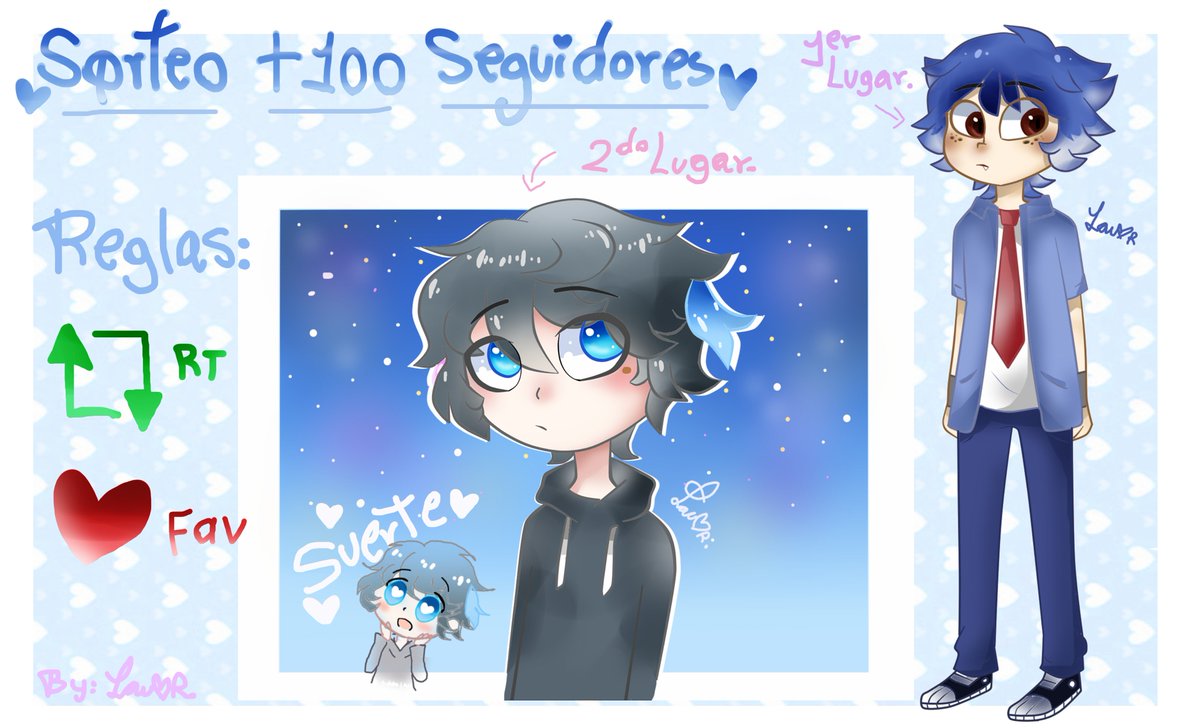 Leniko_Usami's tweet photo. 💙Para celebrarlos a ustedes💙 El sorteo termina el 30 de Junio #sorteo #dibujos #drawings #FNAFHS #SorteoDeDibujos #blue #anime #fnafss #cute https://t.co/tzX2o2DFdF